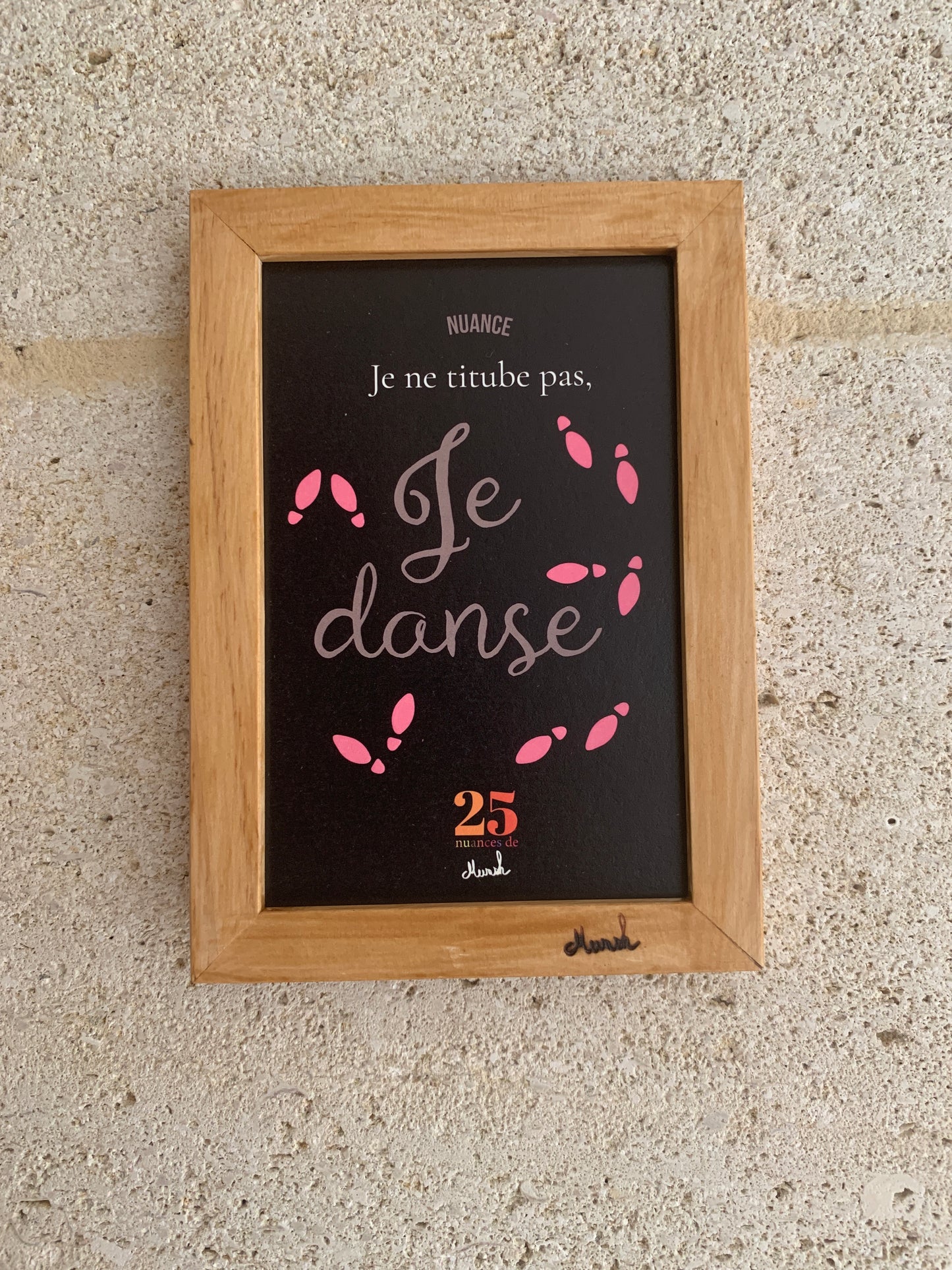 Carte nuance : "Je ne titube pas, je danse"