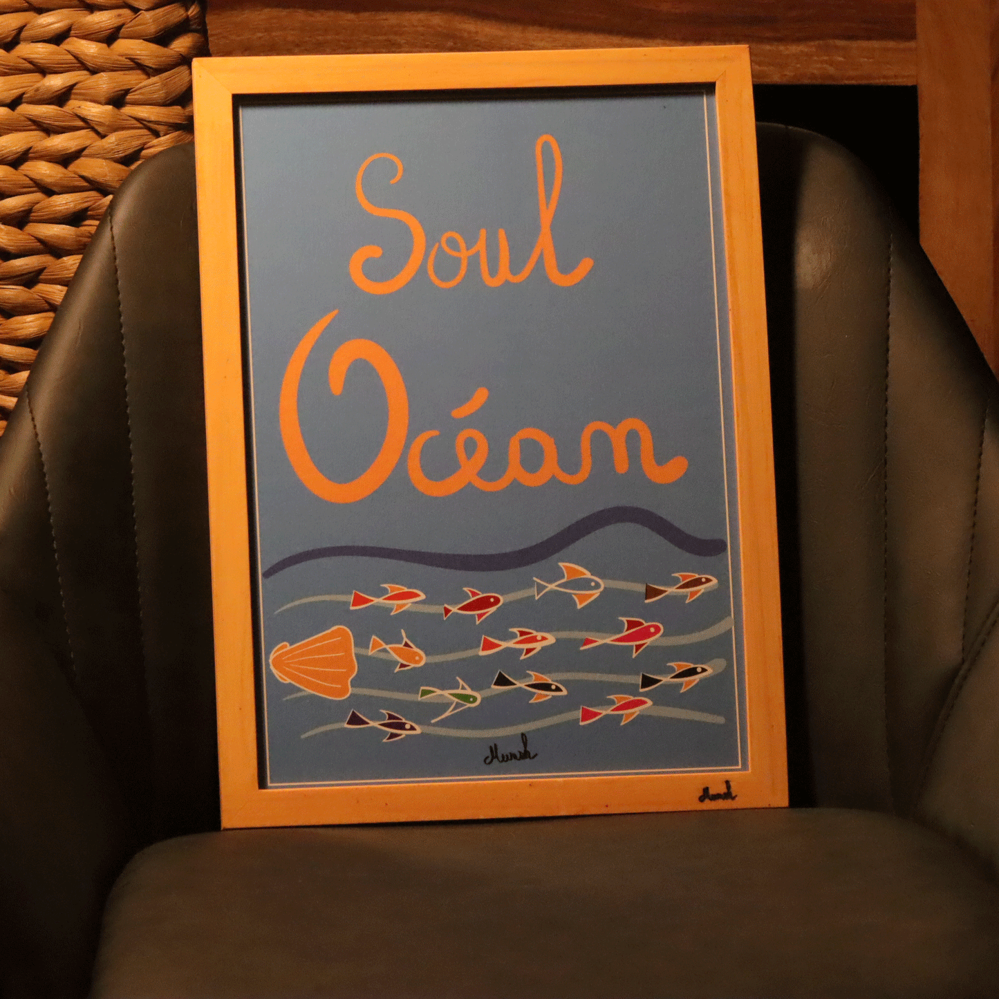 Affiche A4 "Soul Ocean"