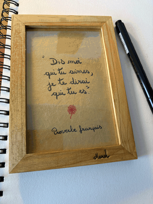 Cadre amour : "Dis-moi qui tu aimes, je te dirai qui tu es"