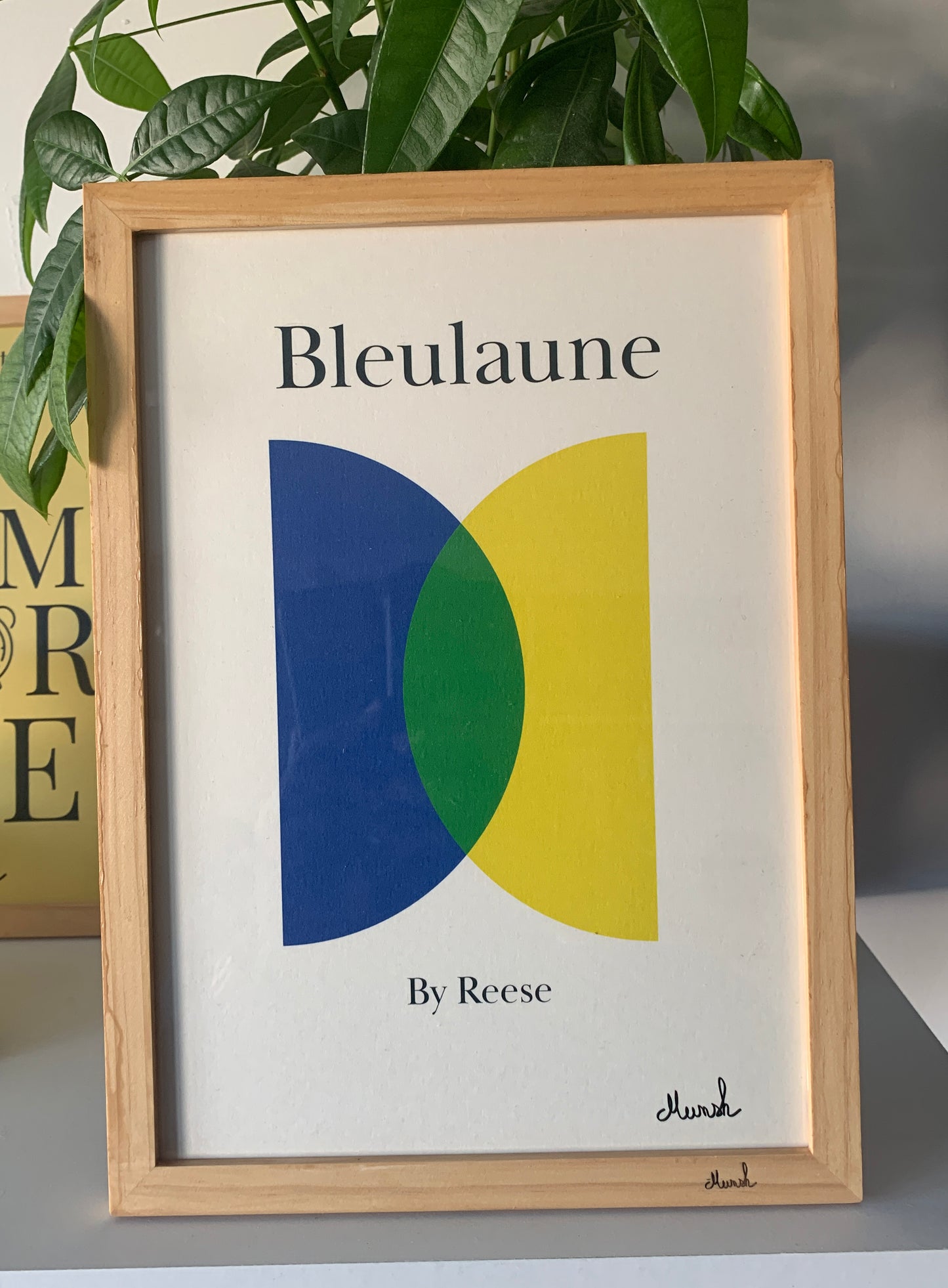 Affiche  A4 "Bleulaune"