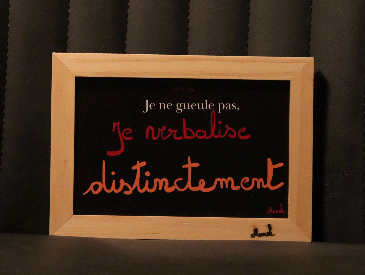 Carte nuance "je ne gueule pas, je verbalise distinctement"