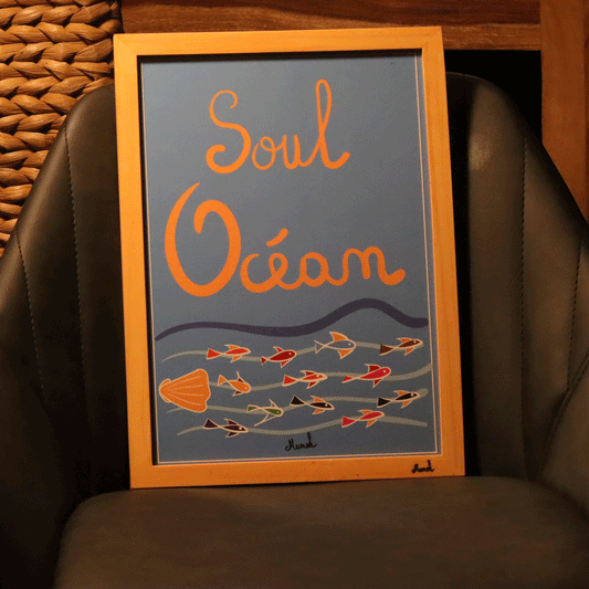Affiche A4 "Soul Ocean"