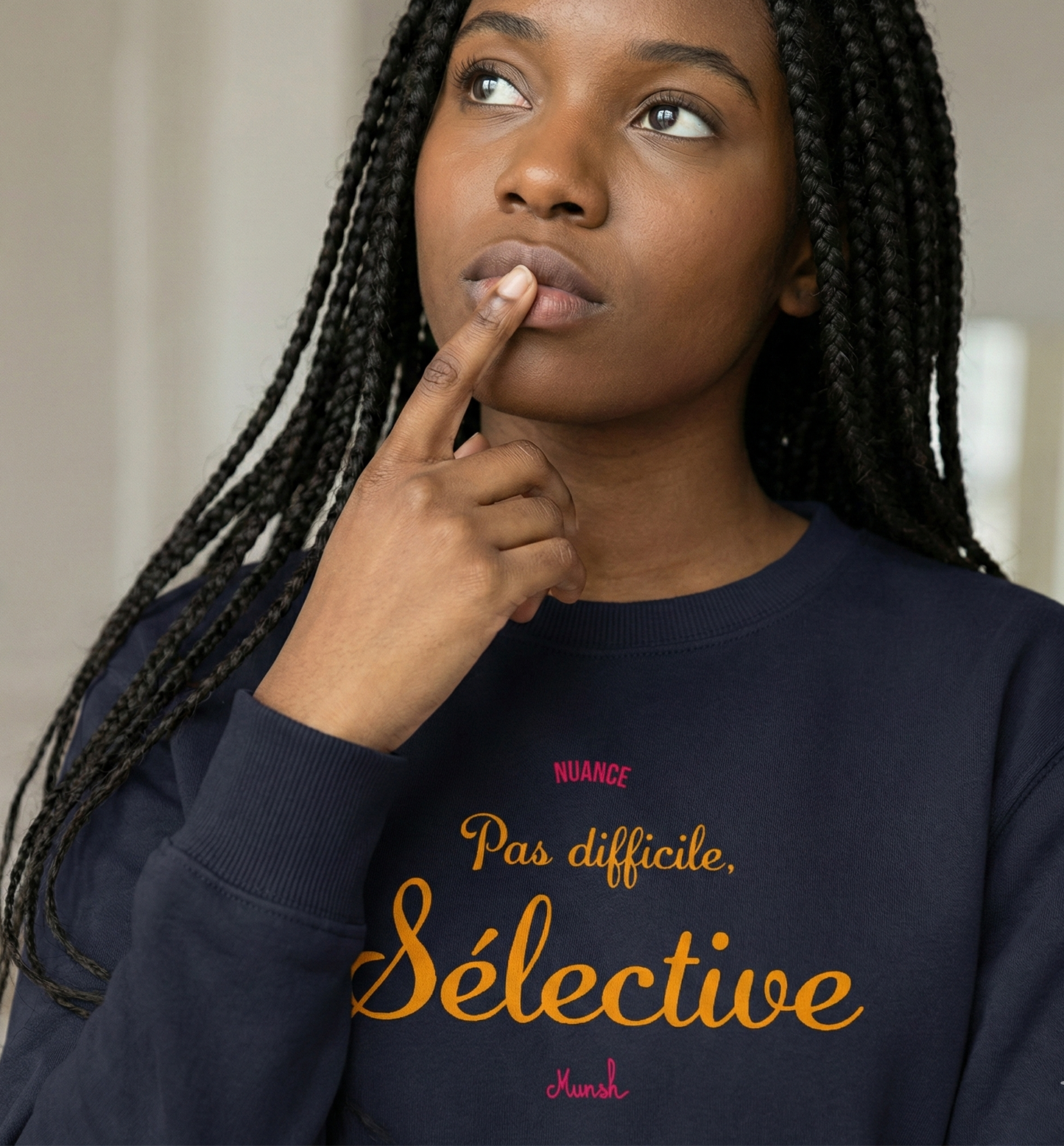Sweat Premium Femme : "Pas difficile, sélective"
