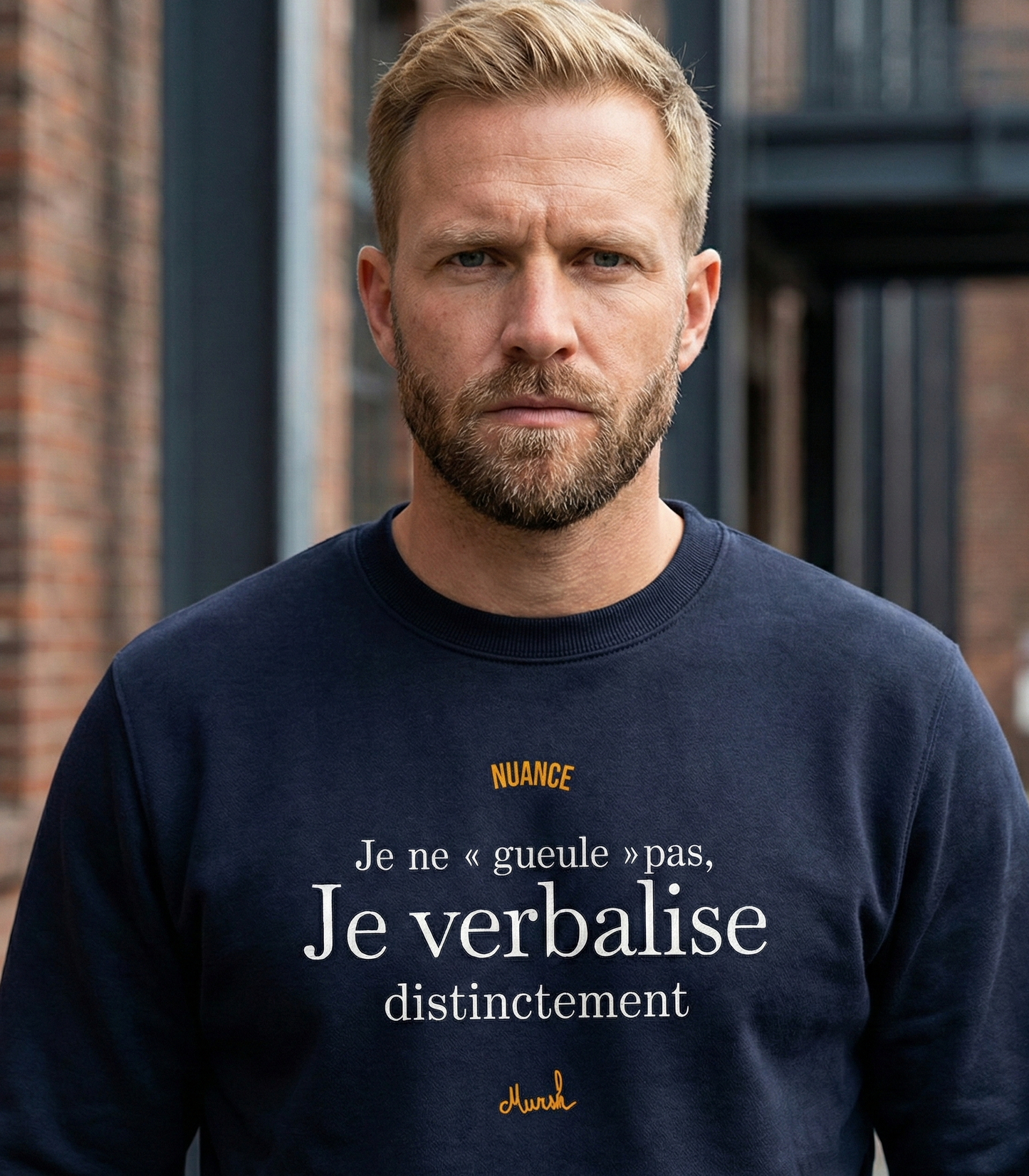 Sweat Premium Homme : Je ne "gueule" pas, je verbalise distinctement"