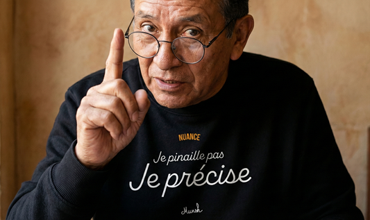 Sweat Premium Homme : "Je ne pinaille pas, je précise"