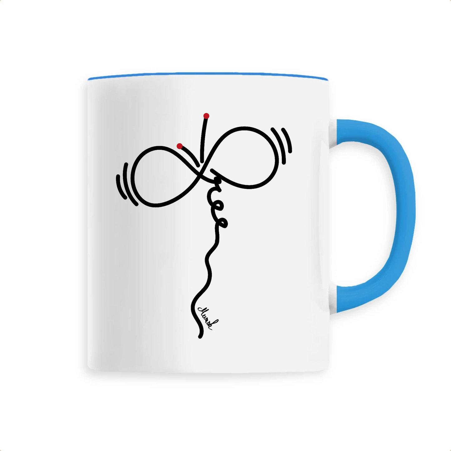 Mug papillon "Free"